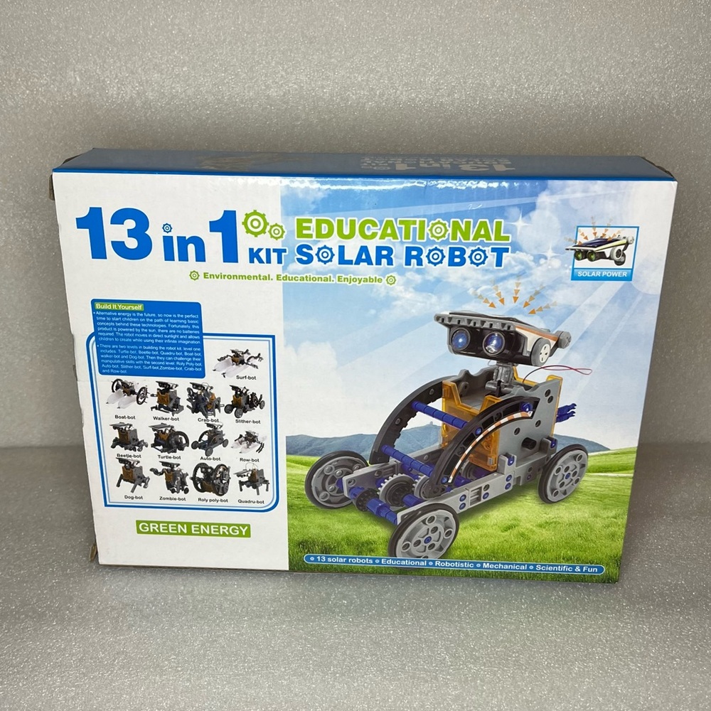 STEM 13 in 1 Educational Solar Robot Bottleboom Ages 12+ NEW